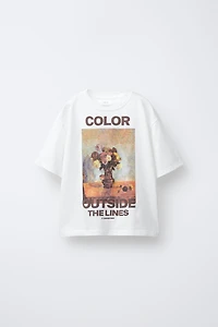 T-SHIRT À IMPRIMÉ EN RELIEF