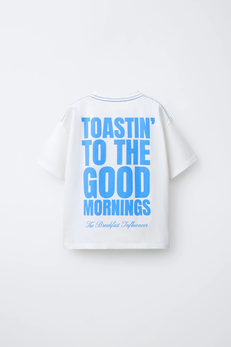 T-SHIRT IMPRIMÉ TOAST