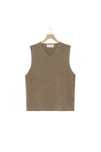 ORIGINS FLECKED KNIT VEST