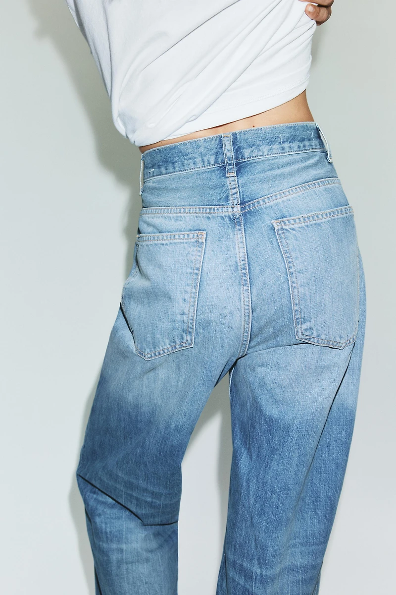 JEANS TRF DROIT TAILLE HAUTE