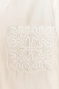 ZW COLLECTION EMBROIDERED POCKET SHIRT