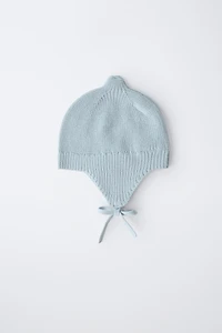 BONNET EN MAILLE PERLÉE