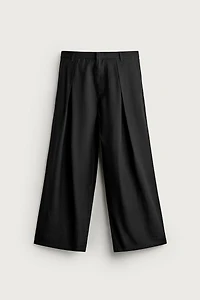 PLEATED FLUID TROUSERS
