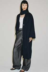 MANTEAU OVERSIZE AVEC LIN ZW COLLECTION