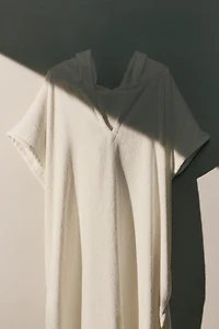 COTTON TERRYCLOTH BEACH PONCHO