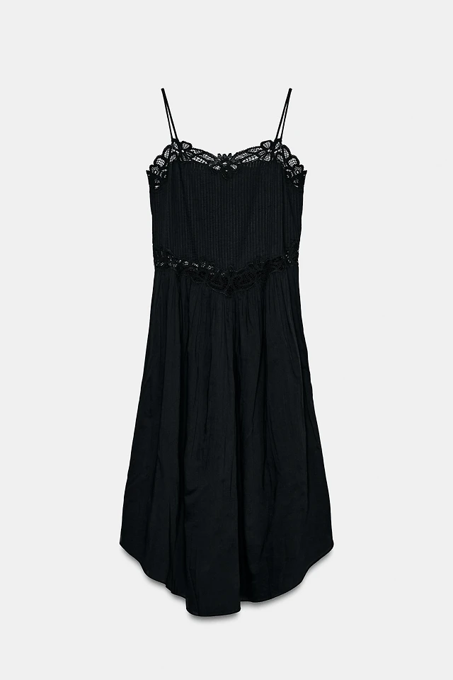 Zara ZW COLLECTION LACE MIDI DRESS at Mall of America in Bloomington, MN Zara ZW COLLECTION LACE MIDI DRESS at Mall of America in Bloomington, MN