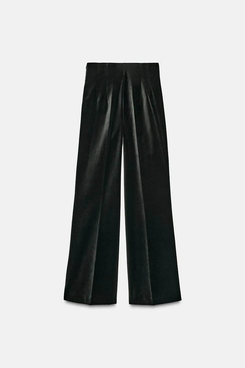 FLARE VELVET PANTS ZW COLLECTION