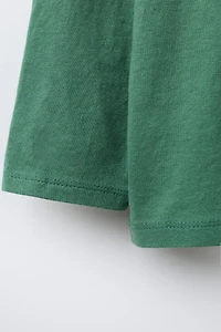 EMBROIDERED BEAR T-SHIRT