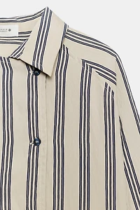 ZW COLLECTION OVERSIZED STRIPED SHIRT
