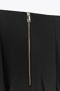 HIGH-WAISTED ZIPPER PANTS ZW COLLECTION