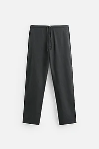 COTTON LINEN PANTS