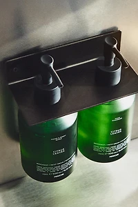 BLACK SOAP DISPENSER WALL STAND
