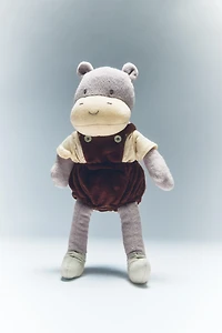 PELUCHE ENFANT HIPPOPOTAME MUSICAL