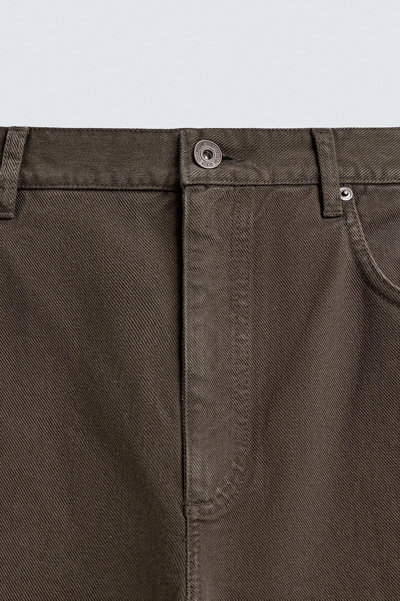 PANTALON STRAIGHT FIT STRUCTURÉ