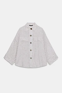 STRIPED LINEN SHIRT