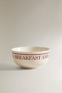 PORCELAIN BREAKFAST BOWL