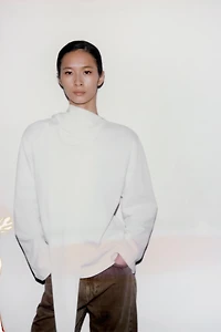 T-SHIRT COTON ÉPAIS À NŒUDS