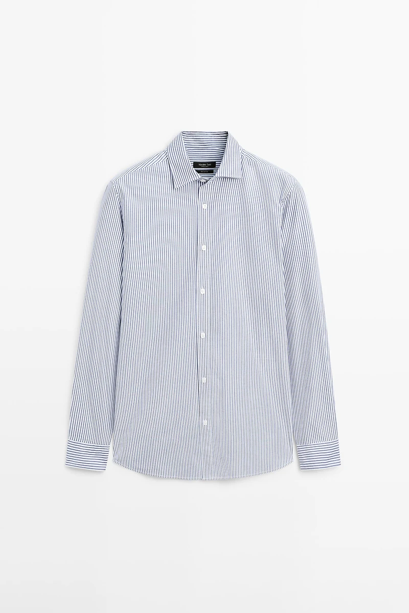 100% cotton regular fit Oxford shirt