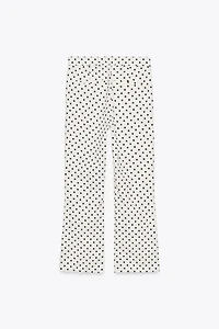 POLKA DOT MINI FLARE PANTS