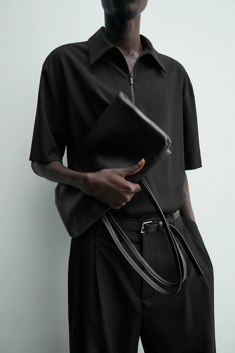 TECHNICAL ZIP POLO SHIRT