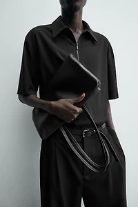 TECHNICAL ZIP POLO SHIRT