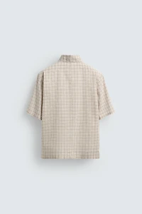 PLAID POLO SHIRT