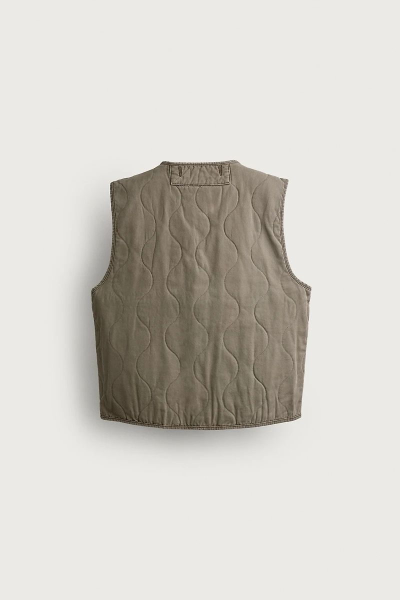 GILET DÉLAVÉ SURPIQÛRES