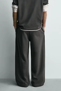 INTERLOCK WIDE FIT JOGGER PANTS