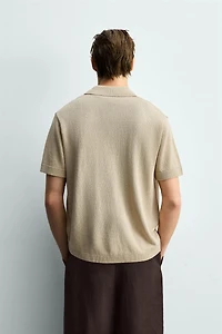 RELAXED FIT KNIT SHIRT
