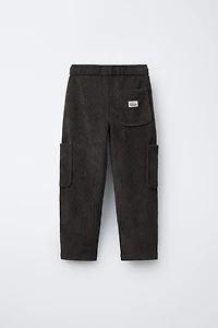 CORDUROY PANTS WITH POCKETS
