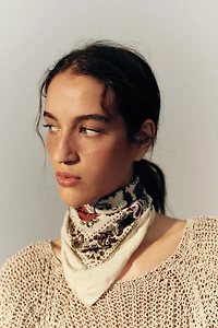PRINTED BANDANA SCARF