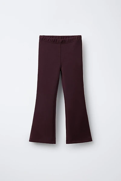FLARE PANTS WITH MODAL CONTRAST PIPING