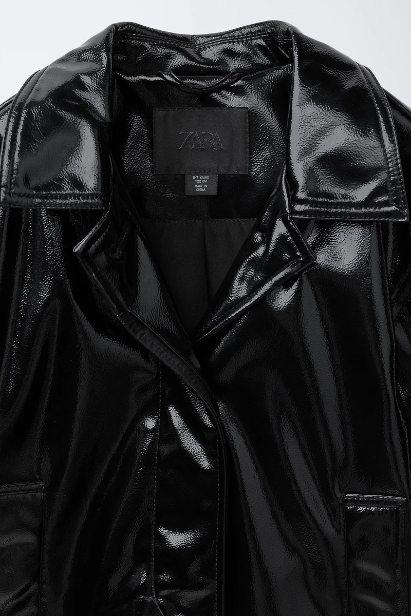 FAUX LEATHER JACKET