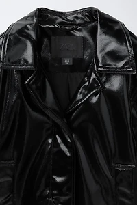 FAUX LEATHER JACKET