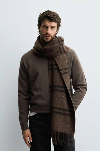 ÉCHARPE BOTONATO À CARREAUX