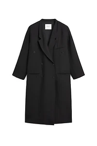 Long double-breasted trench coat - LIMITED EDITION