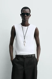 RIBBED TANK TOP