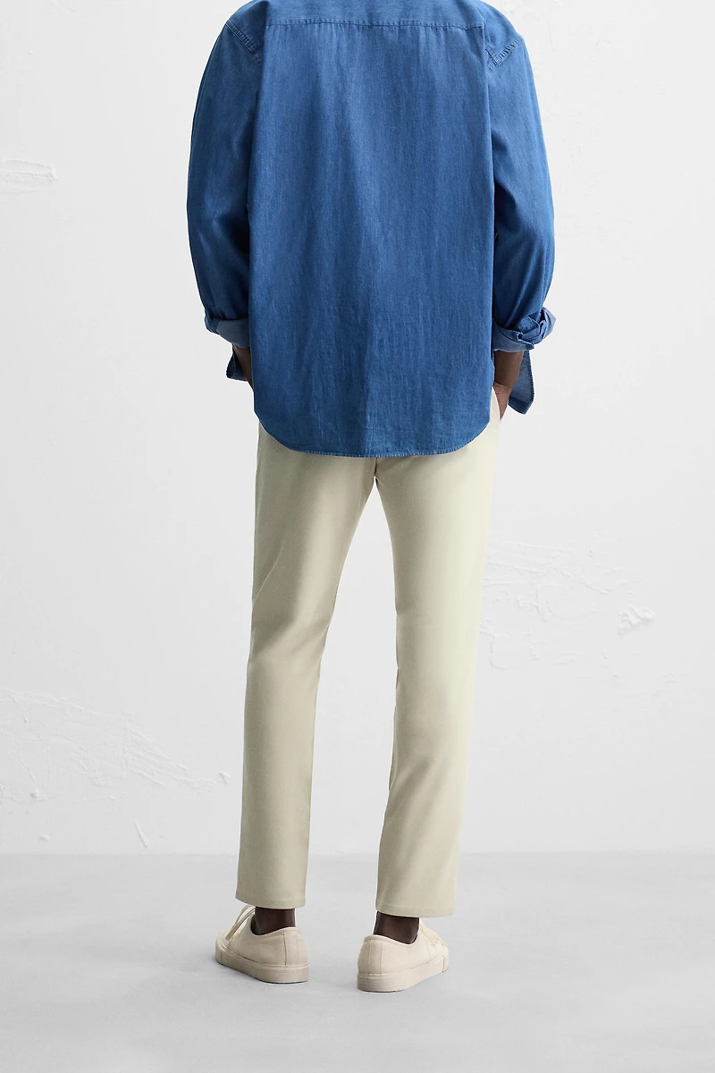 SLIM FIT STRETCH PANTS