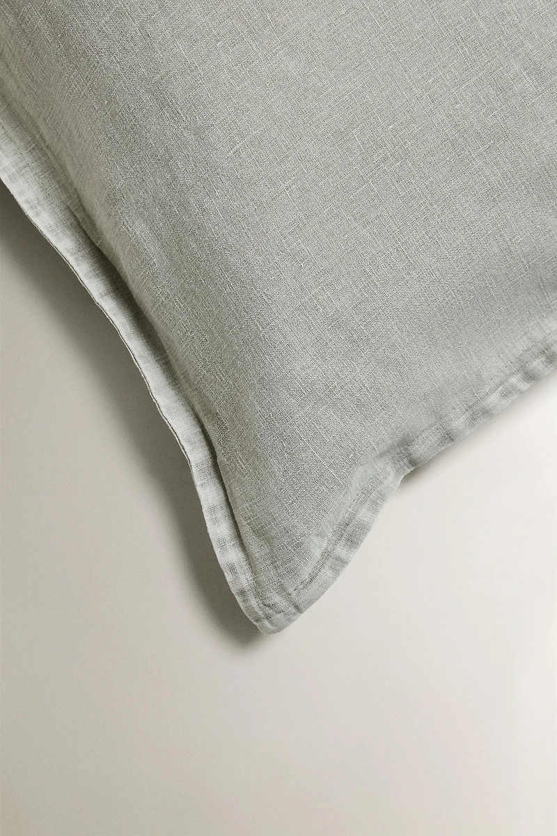 WASHED LINEN CUSHION COVER
