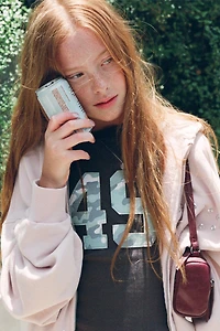 STAR STUD ZIP SWEATSHIRT