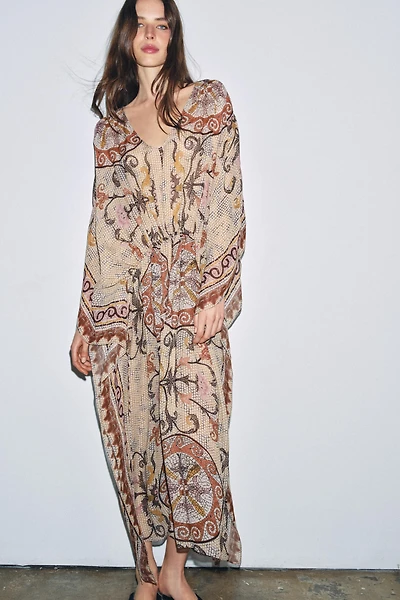 ZW COLLECTION PRINTED TUNIC DRESS
