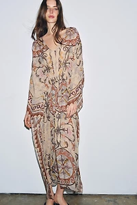 ZW COLLECTION PRINTED TUNIC DRESS