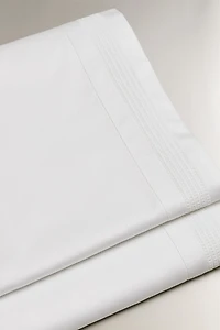 HEMSTITCHED SATEEN FLAT SHEET