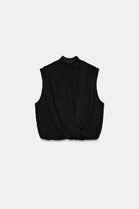DRAPED BALLOON TOP