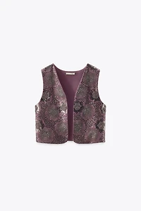 BEADED EMBROIDERED VEST