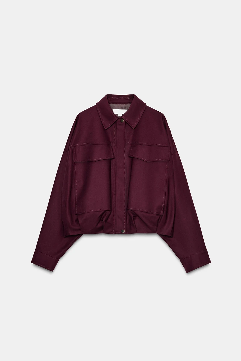 LARGE POCKET BOMBER JACKET
