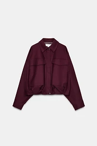 LARGE POCKET BOMBER JACKET