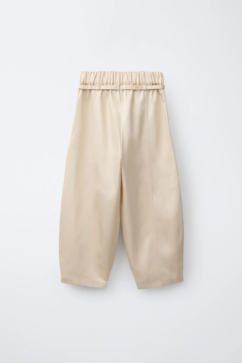 BARREL PANTS WITH POCKETS