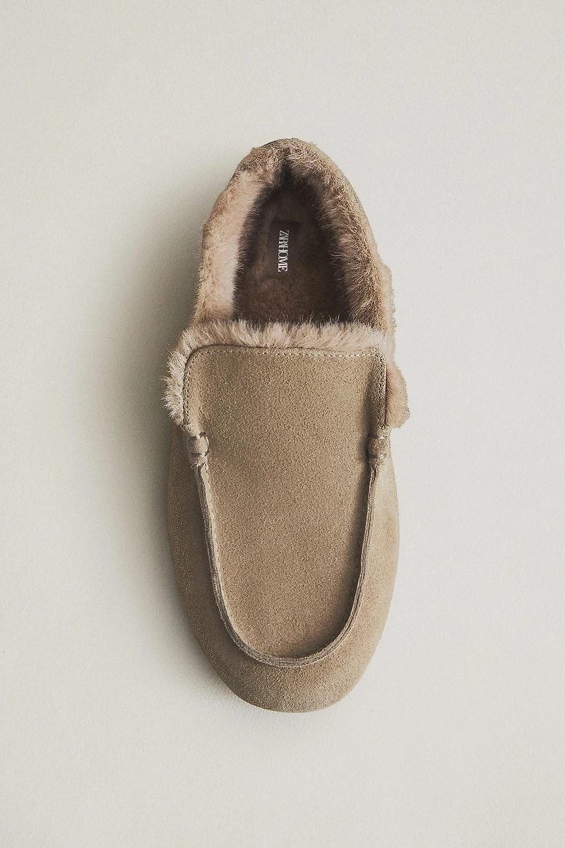 WARM LEATHER LOAFERS