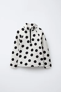 BREATHABLE POLKA DOT T-SHIRT